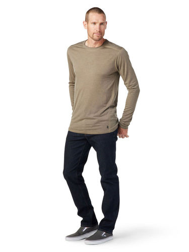 Smartwool Heren Merino 150 Plant-Based Dye Baselayer LS (Light Flint Wash)