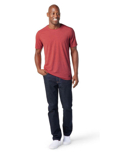 Smartwool Men's Merino 150 Plant-Based Dye Baselayer SS (Earth Red Wash)