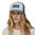 Patagonia P-6 Logo Trucker Hat (White w/Light Plume Grey)