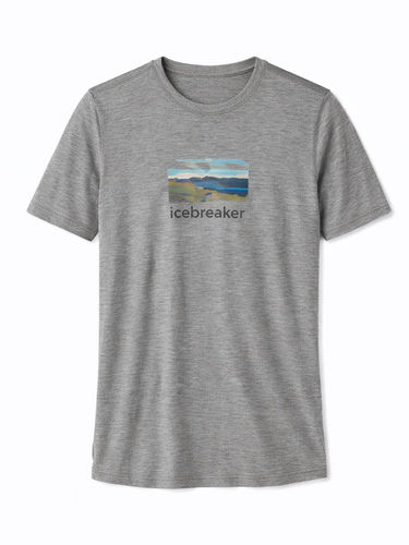 Icebreaker Men's Tech Lite II SS Tee Trailhead - Metro Hthr