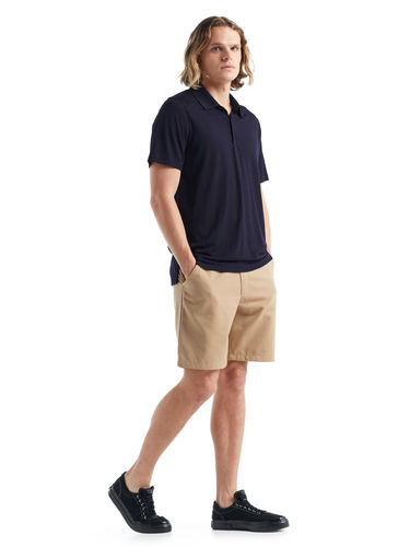 Icebreaker Men's Tech Lite II SS Polo (Midnight Navy)