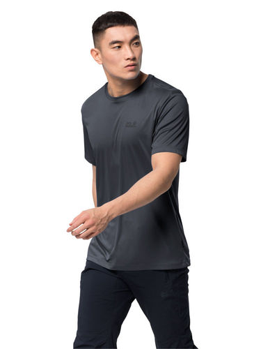 Jack Wolfskin Men's Tech Tee (Ebony)