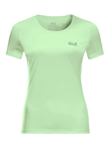 Jack Wolfskin Dames Tech Tee (Milky Green)