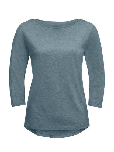 Jack Wolfskin Women's Coral Coast 3/4 Tee (Teal Grey)