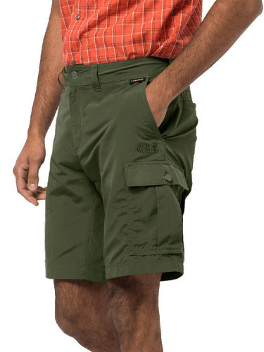 Jack Wolfskin Men's Canyon Cargo Shorts (Greenwood)