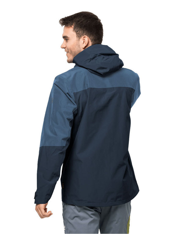 Jack wolfskin mens cragside jacket night blue online