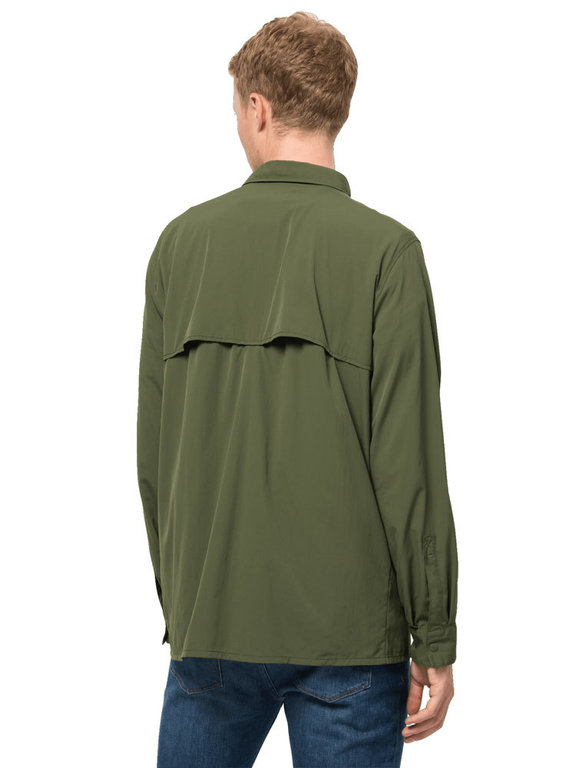 Jack Wolfskin Men s Atacama Vent Shirt Greenwood Safari Shirt