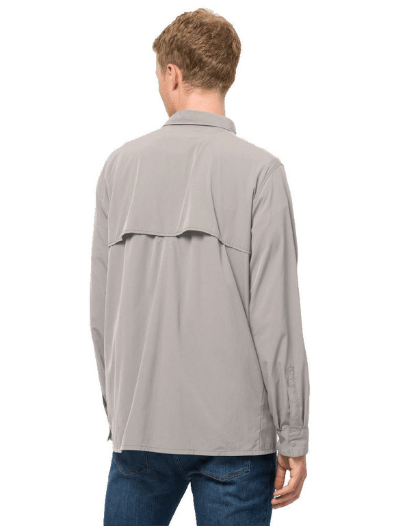 Jack Wolfskin Men's Atacama Vent Shirt (Ash Grey) Shirt