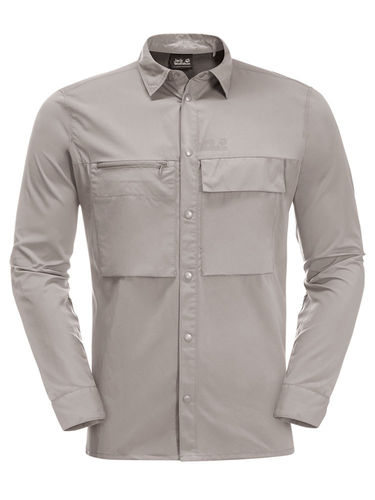 Jack Wolfskin Heren Atacama Vent Shirt (Ash Grey)