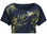 Jack Wolfskin Dames Tropical Leaf Tee (Midnight Blue)