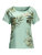 Jack Wolfskin Dames Tropical Leaf Tee (Light Jade)