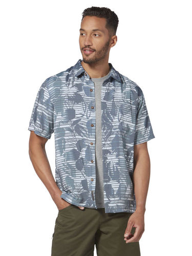 Royal Robbins Men's Comino Leaf S/S Shirt (Summer Sky)