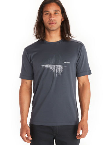 Marmot Heren Hike Leisure Tee SS (Dark Steel)