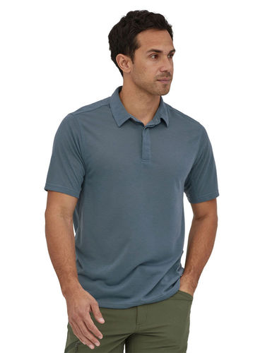 Patagonia Heren Cap Cool Trail Polo-Shirt (Plume Grey)