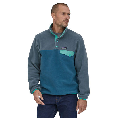 Patagonia Men's Lightweight Synchilla Snap-T Fleece Pullover (Wavy