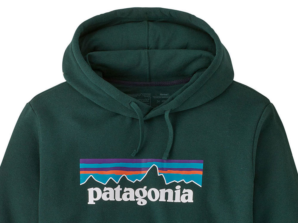 Patagonia Men s P 6 Logo Uprisal Hoody Pinyon Green Sweatshirt