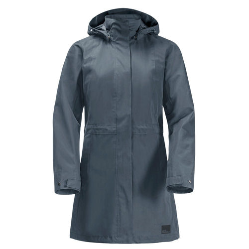 Jack wolfskin top trench coat