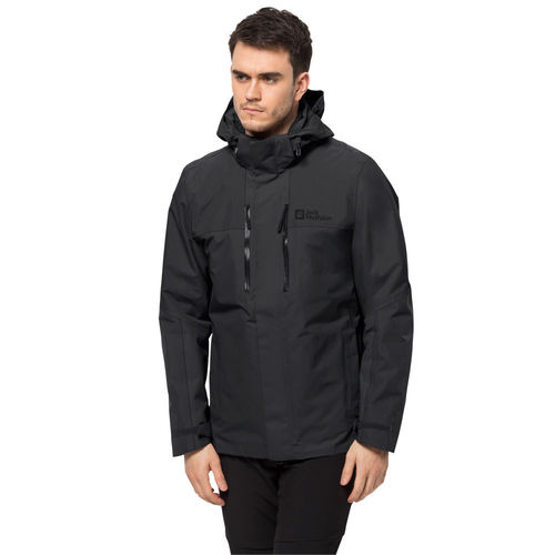 klassiek Vliegveld Andrew Halliday Jack Wolfskin Heren Jasper 3-in-1 Jacket (Black) Outdoor Jas