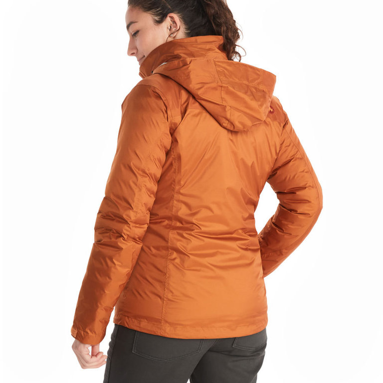 Marmot Women s PreCip Eco Jacket Copper Lightweight Breathable Rainjacket
