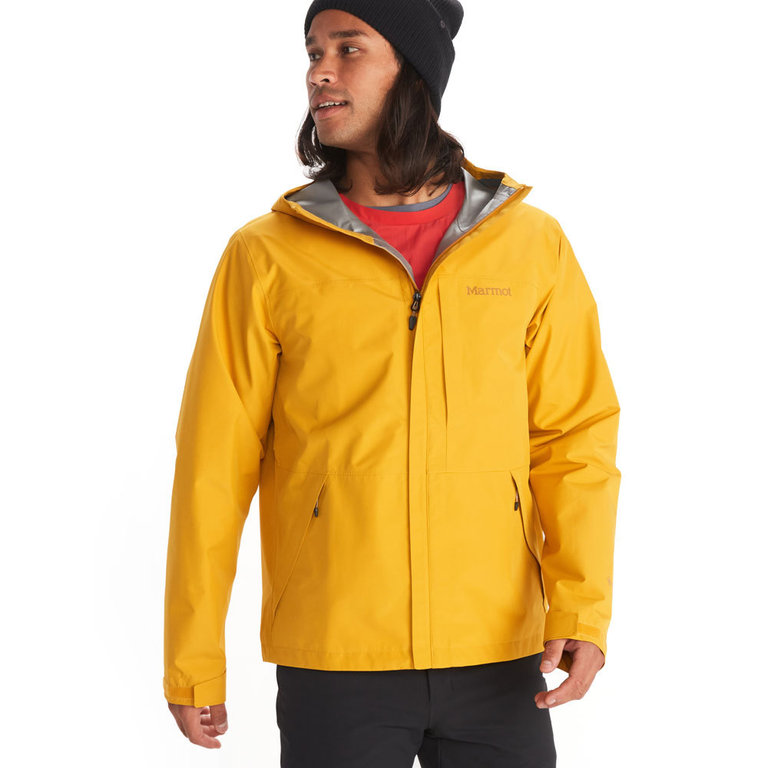 Marmot Men s Minimalist GORE TEX Jacket Yellow Gold Hardshell