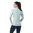 Smartwool Women's Classic Thermal Merino250 Baselayer 1/4 Zip (Bleached Aqua Heather)