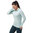 Smartwool Women's Classic Thermal Merino250 Base Layer 1/4 Zip (Bleached Aqua Heather)