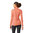 Smartwool Dames Classic Thermal Merino250 Base Layer 1/4 Zip (Sunset Coral Heather)