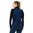 Smartwool Dames Classic Thermal Merino250 Pattern Baselayer 1/4 Zip (Blueberry Hill Mountain Scape)