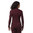Smartwool Women's Classic Thermal Merino250 Baselayer 1/4 Zip (Black Cherry Heather)