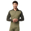 Smartwool Men's Classic Thermal Merino250 Base Layer 1/4 Zip (North Woods Heather)