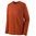 Patagonia Heren Long-Sleeved Cap Cool Merino Graphic Shirt (Fitz Roy Fader: Sandhill Rust)