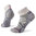 Smartwool Dames Hike Light Cushion Color Block Pattern Ankle Socks (Ash)