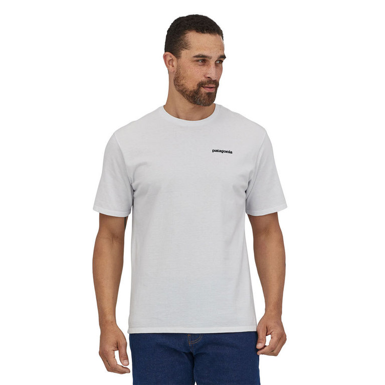 Patagonia men's white t shirt new arrivals