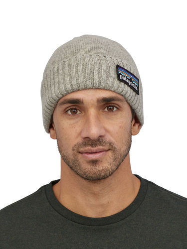 Patagonia Brodeo Beanie (P-6 Logo: Drifter Grey)