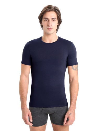 Icebreaker Heren Anatomica SS Crewe (Midnight Navy)