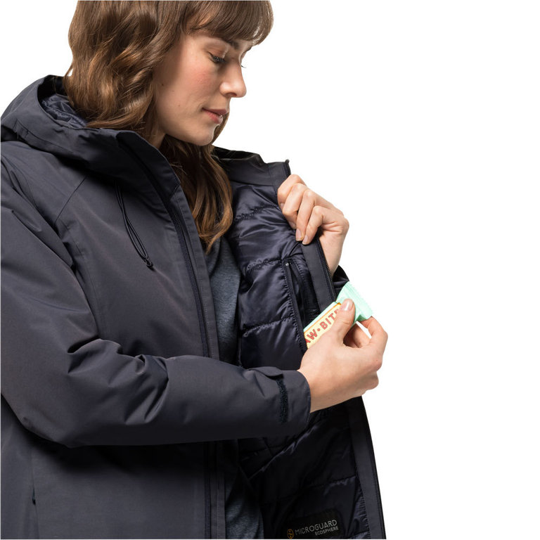 Jack Wolfskin Women s Heidelstein Insulated Jacket Graphite Winter Coat