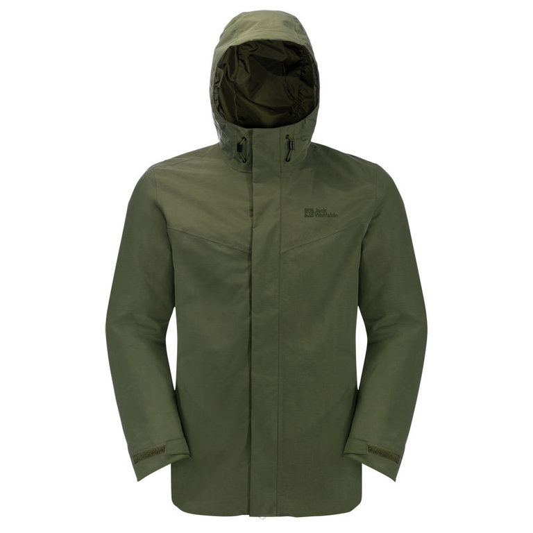 Jack Wolfskin Men s Altenberg 3 in 1 Jacket Greenwood Insulating Jacket