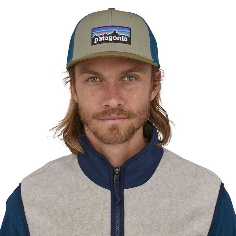 Patagonia P 6 Logo Trucker Hat Garden Green Cap