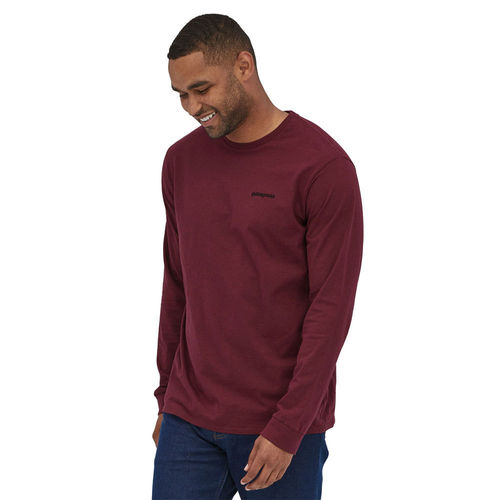 Patagonia Men s Long Sleeved P 6 Logo Responsibili Tee Sequoia