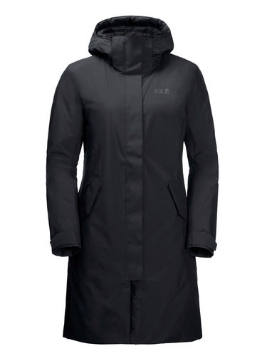 Jack Wolfskin Dames Cold Bay Coat (Phantom)