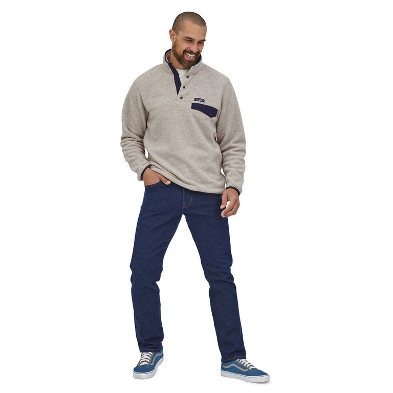 Patagonia Men s Lightweight Synchilla Snap T Fleece Pullover Oatmeal Heather Fleece