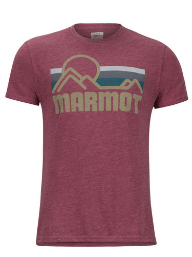 Marmot Heren Coastal Tee SS (New Burgundy Heather)