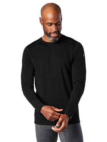 Smartwool Men's Classic All-Season Merino Base Layer LS Crew (Black)