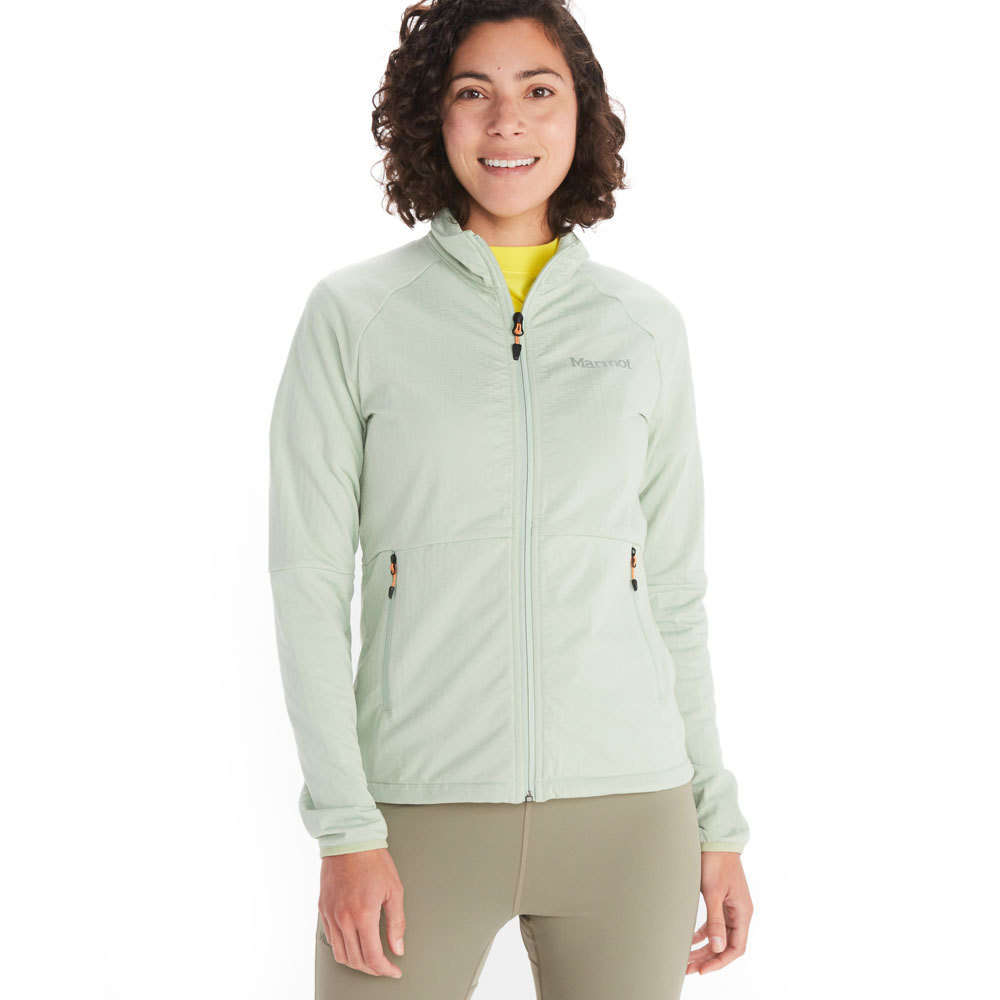 Marmot Dames Leconte Fleece Jacket (Frosty Green)