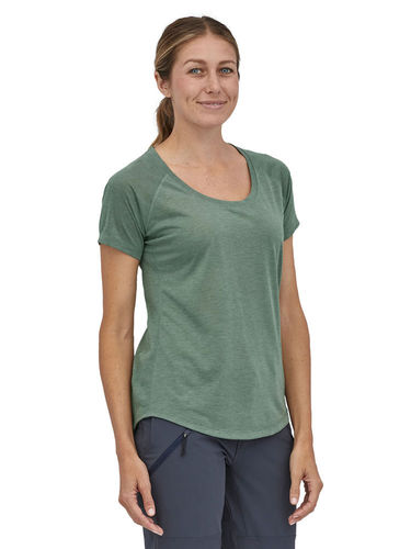 Patagonia Women's Cap Cool Trail Shirt (Hemlock Green)