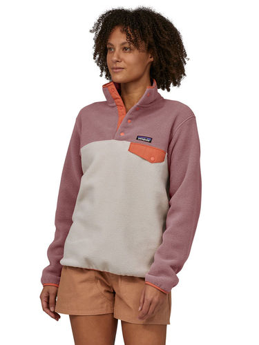 Patagonia Dames Lightweight Synchilla Snap-T Fleece Pullover (Pumice)