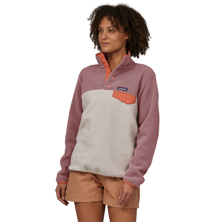 Patagonia Women's Lightweight Synchilla Snap-T Fleece Pullover (Pumice)  Fleece