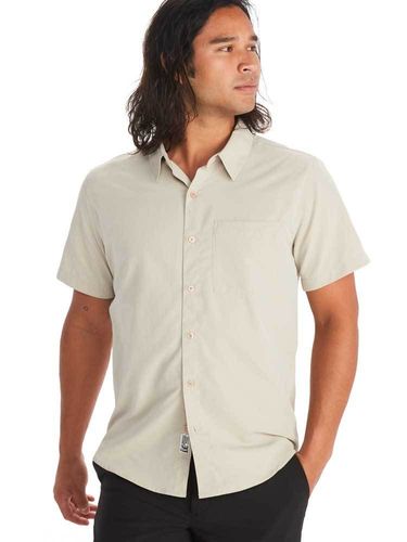 Marmot Heren Aerobora Short Sleeve Shirt (Sandbar)