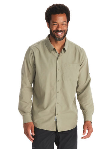 Marmot Men's Aerobora LS Shirt (Vetiver)