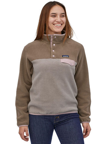 Patagonia Dames Lightweight Synchilla Snap-T Fleece Pullover (Furry Tape)